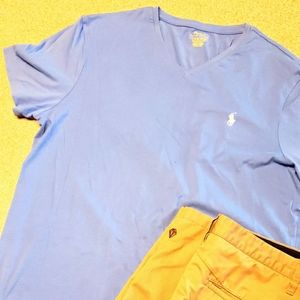 Polo by Ralph Lauren V neck T-shirt, XL